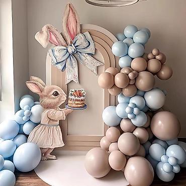 baby hug: Декор для мероприятий в бежево‑золотой палитре - Фотозона с белой — 7