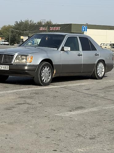 mersedes b: Mercedes-Benz E-Class W124 sedan - Kuzov: 4 qapılı sedan, gümüşü — 2