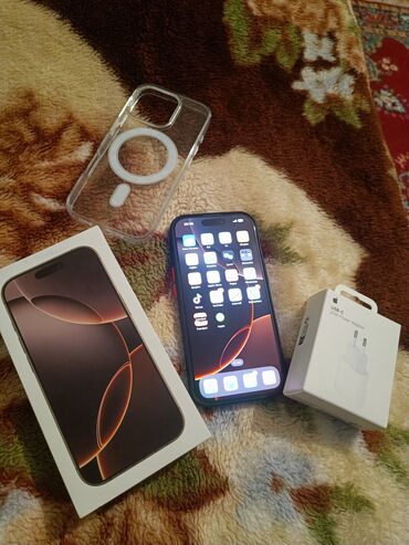 iphone 4 s: IPhone 16 Pro, 128 GB, Desert Titanium, Simsiz şarj