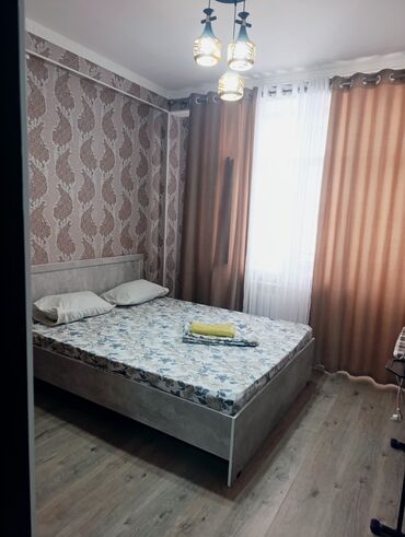 кара балта дом квартира: 2 бөлмө, Душ кабинасы, Жаздык, жууркан-төшөк каптары, Кондиционер