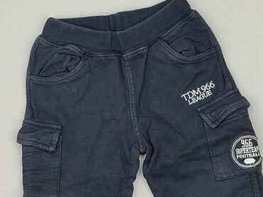 legginsy camo: Spodnie jeansowe, 9-12 m, stan - Zadowalający