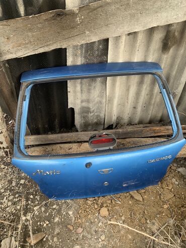 mazda demio кузов: Задняя левая дверь Daewoo 1999 г., Б/у, цвет - Синий