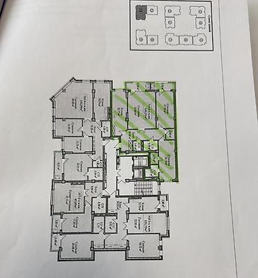 royal construction: 3 комнаты, 141 м², Ала-Арча ТРЦ Элитка, 11 этаж, ПСО (под самоотделку) — 1