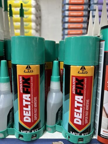строительный клей: Двухкомпонентный цианоакрилатный клей Delta Fix в комплекте МДФ