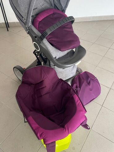 Kolica za bebe: Decija kolica sa slikeskoro nova,dupla presvlaka, placena 1300€ sada — 6