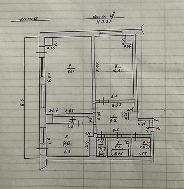 Продажа квартир: 2 комнаты, 63 м², Индивидуалка, 9 этаж, Евроремонт — 14