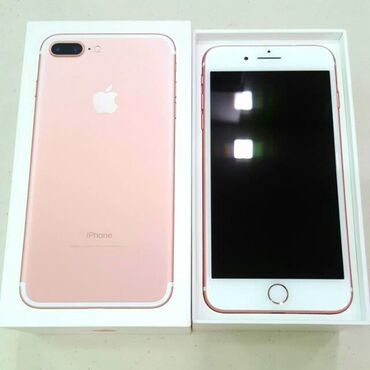iphone 7 plus 64 gb rose gold: IPhone 7 Plus, 128 GB, Rose Gold, Barmaq izi, Face ID