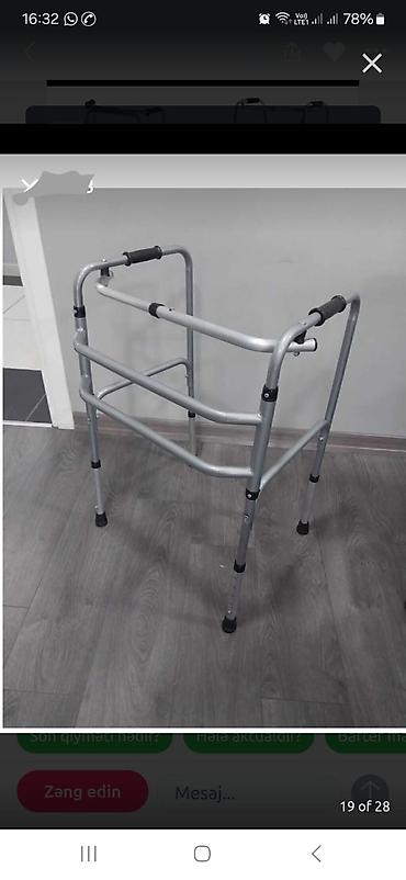 кресло туалет: Əlil xesteler üçün sanitar qovşağı (Unitaz) 130 kiloqrama qeder — 6