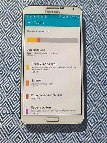 Samsung: Samsung Galaxy Note 3, Б/у, 32 ГБ, цвет - Белый, 2 SIM — 4
