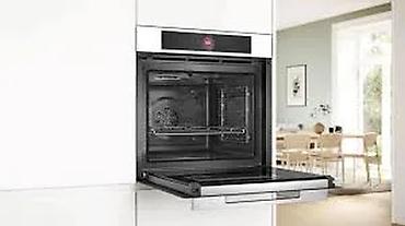 soba: Bosch HBG7741W1 Series 8 quraşdırılan elektrik soba – 71 litrlik həcm — 2