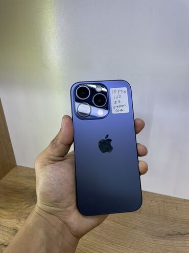 игровые телефоны недорого в бишкеке: IPhone 15 Pro, 128 ГБ, Blue Titanium, 89 %