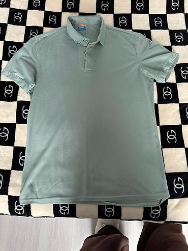 Kişi geyimləri: Polo köynək, L, rəng - Yaşıl — 1