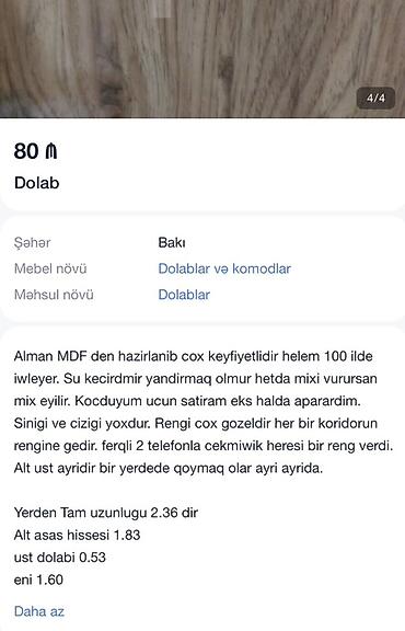 cat 6: Alman MDF-dən hazırlanmış çoxfunksiyalı dəhliz dolabı. Su keçirmir — 2