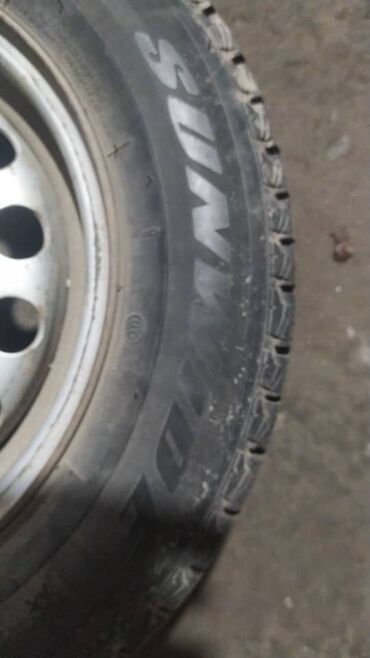 диски bbs r15 4x100: Продам зимнюю резину с дисками, 80%. 165-70-13