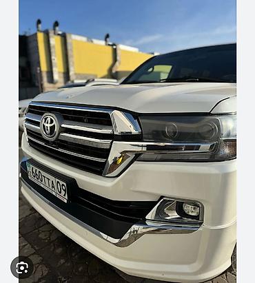 200: Накладка/молдинг передней оптики (хром) для Toyota Land Cruiser 200 — 2