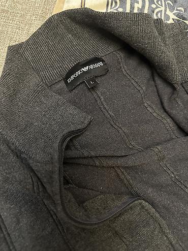 pull and: Мужской свитер, L, Emporio Armani, Б/у, цвет - Серый, Самовывоз — 2
