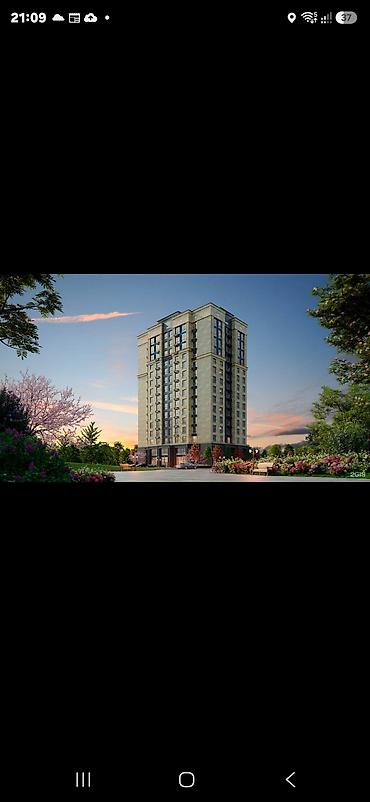 15: 2 комнаты, 52 м², Асанбай мкр Элитка, 10 этаж, ПСО (под самоотделку) — 5