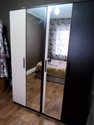 купить шкаф офисный для документов: Спальный гарнитур, Шкаф, ДСП, цвет - Коричневый