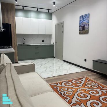 квартира с подселением кок жар: 2 комнаты, 44 м², Элитка, 11 этаж, Евроремонт