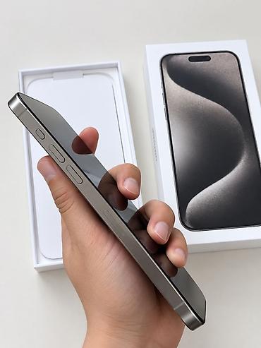 kondisioner 20 kv: IPhone 15 Pro, 256 GB, Natural Titanium, Barmaq izi, Simsiz şarj, Face ID — 3