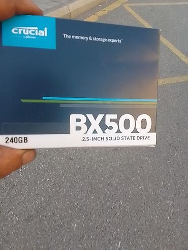 SSD diskləri: Crucial BX500 2.5" SSD – 240 GB - Brend/model: Crucial BX500 - — 1