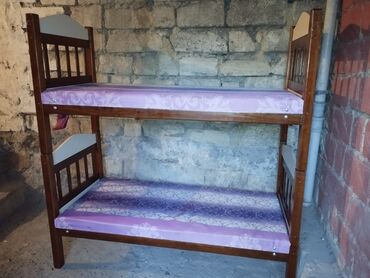 детские двухъярусные кровати бишкек: Oğlan və qız üçün, İşlənmiş, Çarpayı, Matrassız
