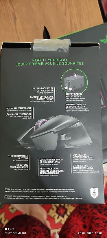 siçan qovucu: Pc Kampyuter ucun sican maus Razer Basilisk v2 idial veziyetde az — 2