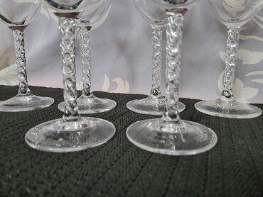 Čaše: Case nove za vino kristal,led kristal d'Argues Francuska 80,90te god — 11