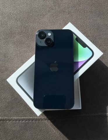 Apple iPhone: IPhone 14, 128 GB, Midnight, Face ID, Sənədlərlə