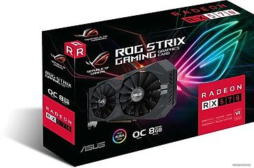 Видеокарта для ПК, Б/у, Asus, Radeon RX, 8 ГБ