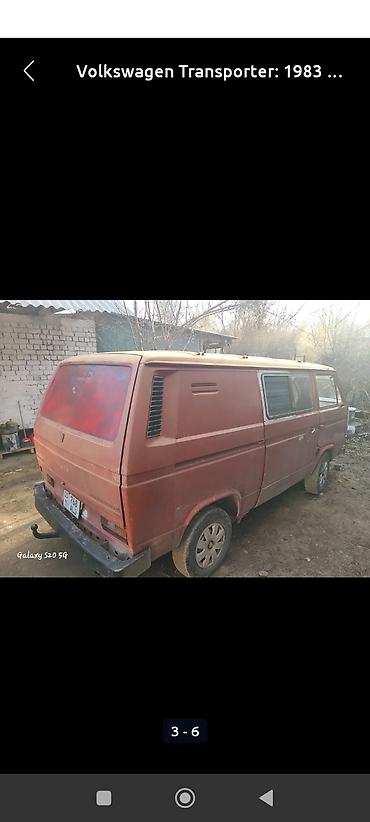 sprinter 2 2: Volkswagen Transporter: 1983 г., Фургон — 3