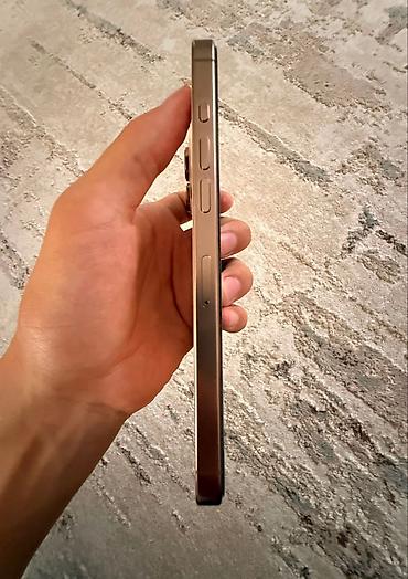 Apple iPhone: IPhone 16 Pro Max, Б/у, 256 ГБ, Desert Titanium, Зарядное устройство, Защитное стекло, Чехол, 93 % — 6