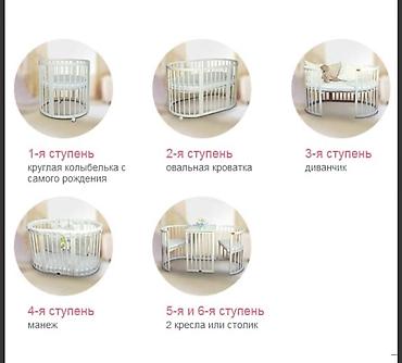 калыб: Детская трансформируемая кроватка ComfortBaby 7 в 1 - — 3