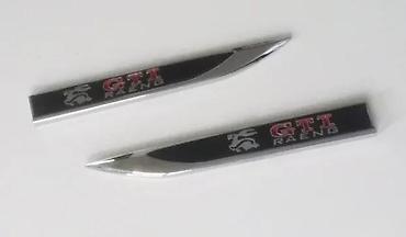 Auto delovi, gume i tjuning: BMW M znakovi za krilo crni. Samolepljiovi znakovi za krilo — 3