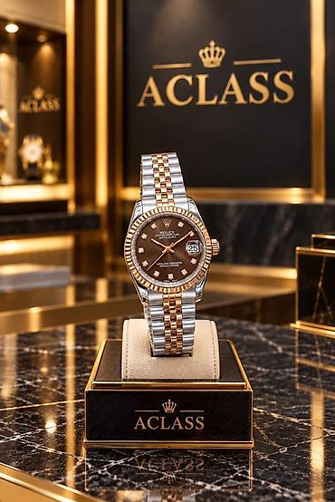 agli saat: ROLEX Datejust kolleksiyası – Aclass təqdimatı - Korpus: Oyster polad — 1