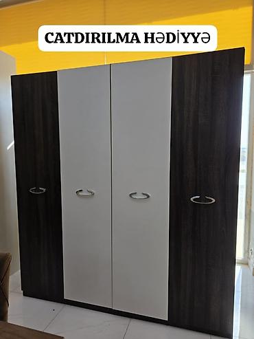 Ev üçün mebel: *239₼ Dolab satılır* Ölçüləri Eni 180sm, hünd 2m, derinlik 60sm — 1