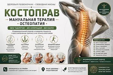 Массаж | Лечебный массаж | Остеохондроз, Межпозвоночная грыжа, Протрузия | С выездом на дом, Консультация