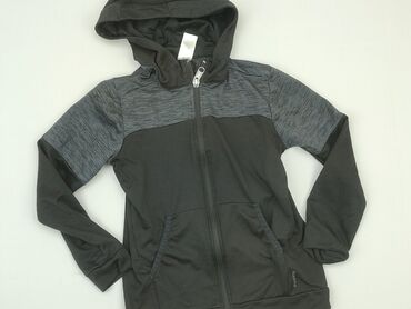 sukienka letnia czarna w kwiaty: Sweatshirt, Decathlon, 10 years, 134-140 cm, condition - Very good