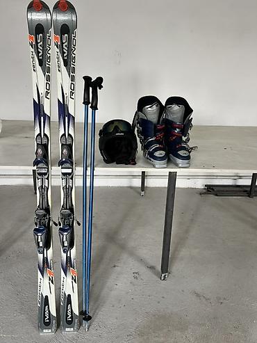 кышкы: Горнолыжный комплект Rossignol + защита Состав: - Лыжи Rossignol — 1