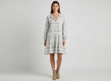sukienka z bufiastymi rękawami h m: H&M L.O.G.G., Сукня жіноча, розмір M