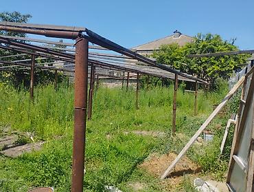 ev tipi çadır: Metal konstruksiya – istixana/üzüm çardağı karkası Hündürlüyü 4 metr — 3