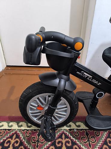 Детские велосипеды: Детский трехколесный велосипед-каталка Skillmax с родительской ручкой — 15