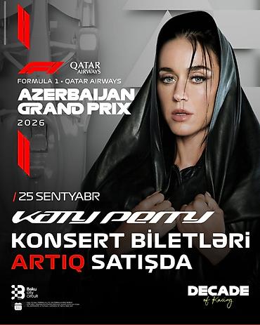 Новое на lalafo: KATY PERRY SENTYABRIN 25 OLAN KONSERTİ ÜÇÜN 5 ƏDƏD BİLET SATILIR 200 — 1
