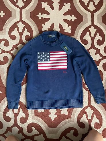 cot: Мужской свитер, M, Polo Ralph Lauren, Новый, цвет - Синий, Самовывоз — 4