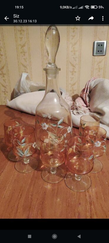 Qrafinlər və səhənglər: Rəng - Narıncı, Şüşə, 6, 1,5 bucket volume l, Polşa — 9