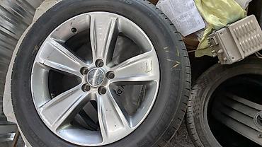 три диска: Комплект колес в сборе: легкосплавные диски + летние шины Michelin — 1