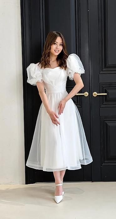 Прокат одежды: Вечернее платье, Пышная модель, Рукава: Короткие — 3