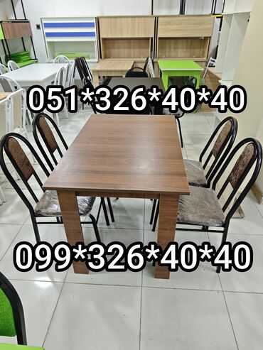 Masa və oturacaq dəstləri: Mətbəx üçün, Yeni, Açılmayan, Dördbucaq masa, 4 stul -da lalafo.az — 5 Masa və oturacaq dəstləri: Mətbəx üçün, Yeni, Açılmayan, Dördbucaq masa, 4 stul — 5