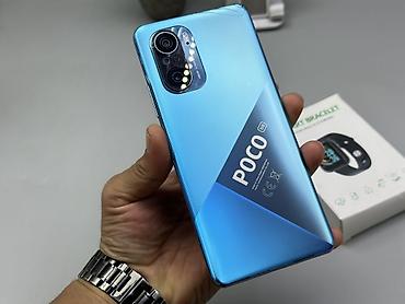 Poco F3, Б/у, 128 ГБ, цвет - Синий, 2 SIM