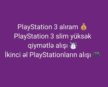 playstation 5 ikinci el: Salam PlayStation 3 satmaq istəyən yazsın. PlayStation 3 alıram ən